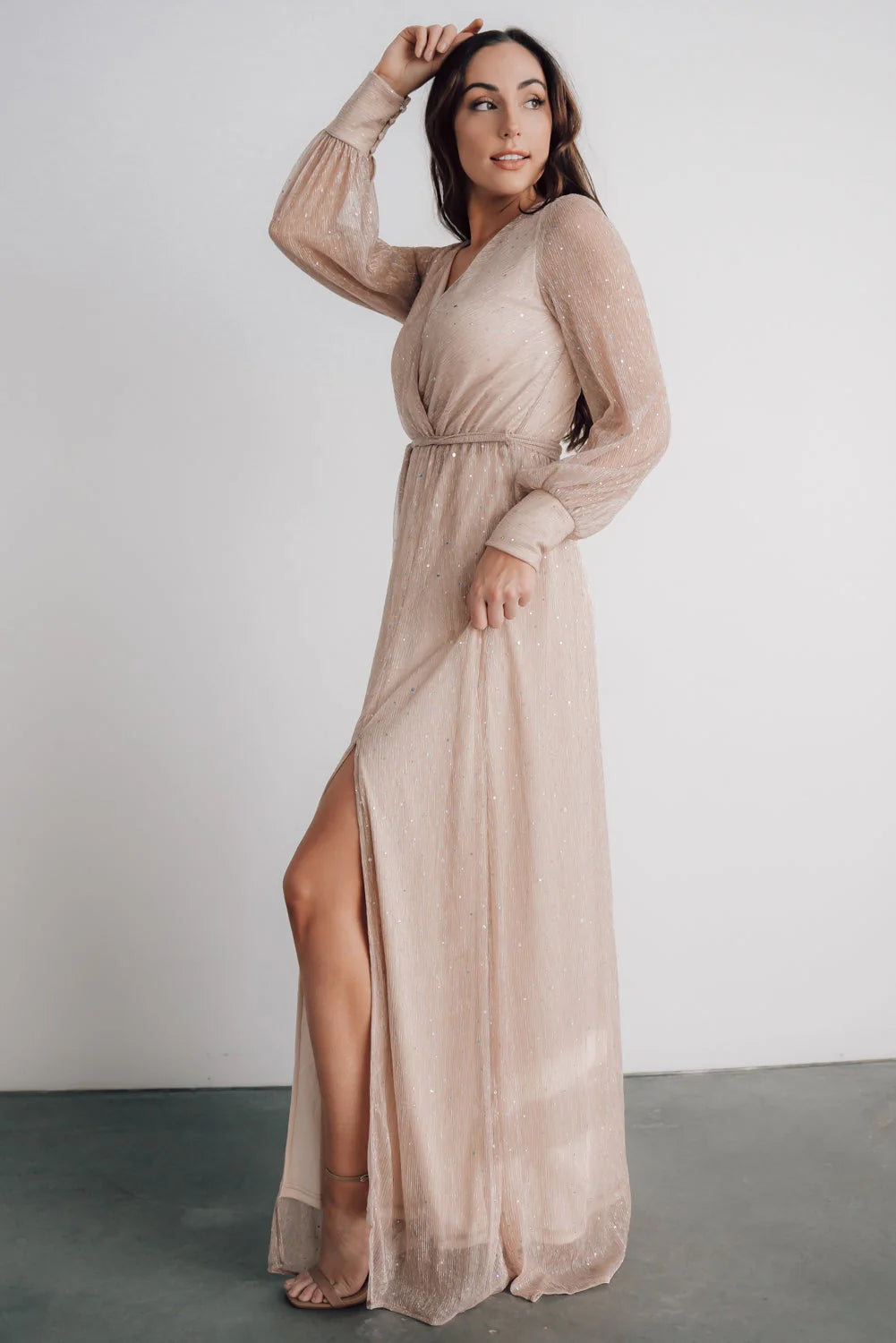 Abigail Sparkle Gown | Champagne