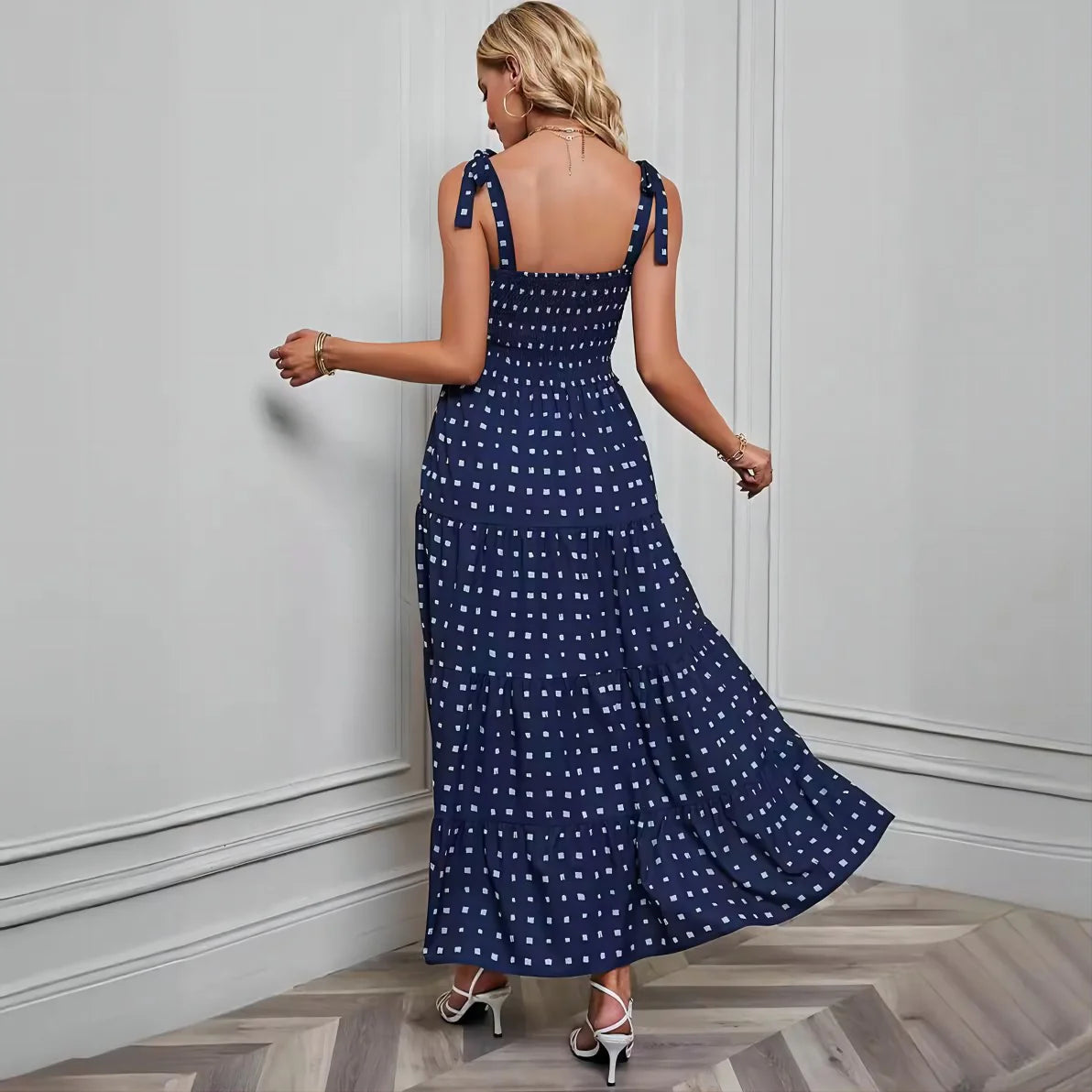 Petite Stamp Sling Dress PCD22