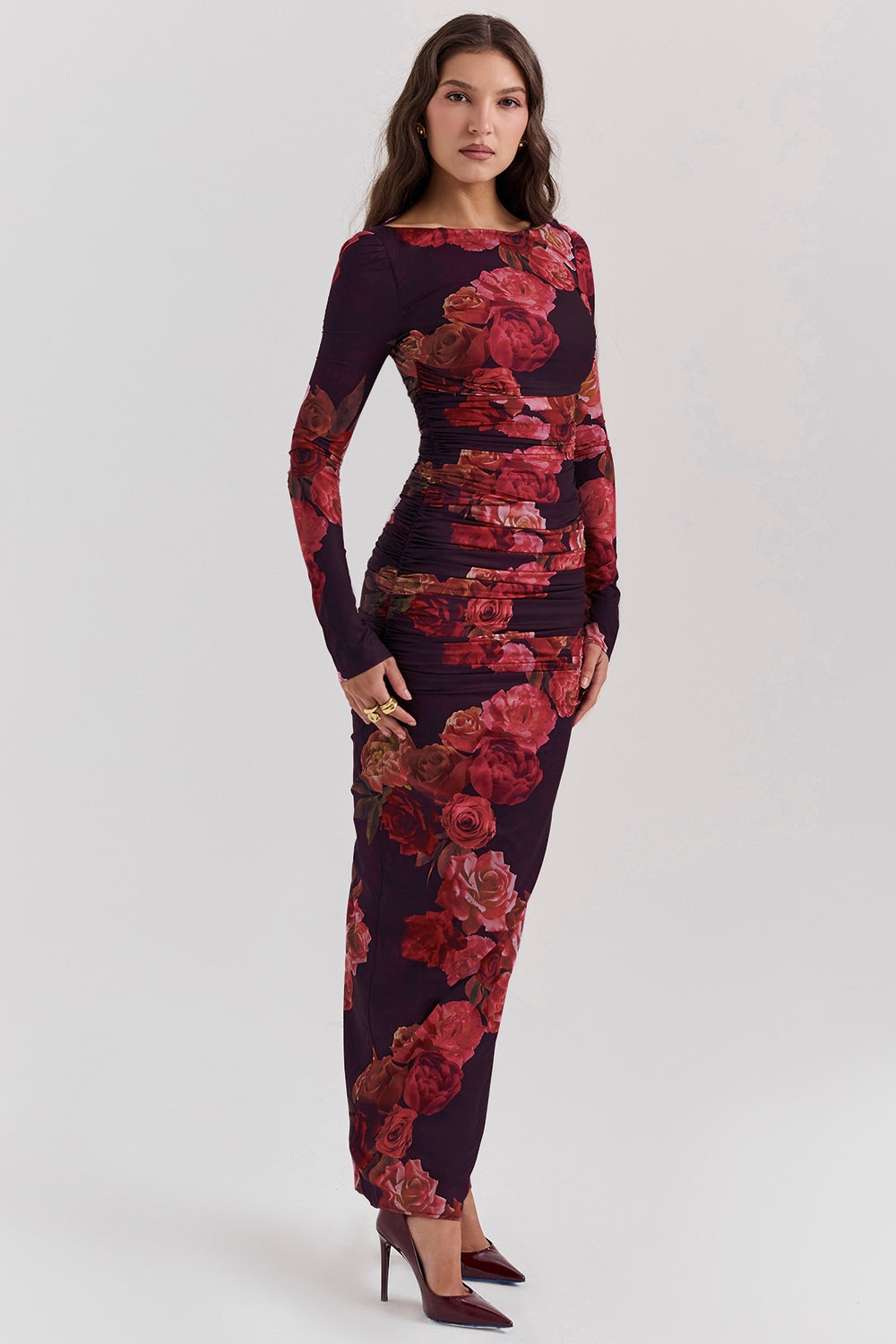 Lanetta-Romantic Floral Maxi Dress